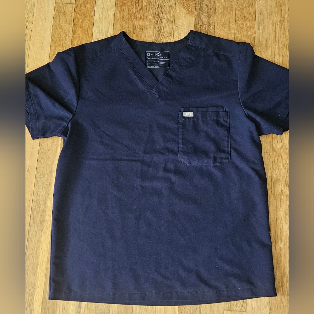 Figs Navy Scrub Set Large - Picture 3 of 5
